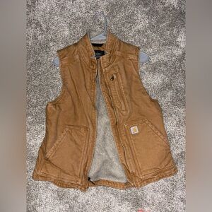 Carhartt sherpa lined vest
